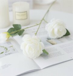 [w6971118076015] Artificial Flower Foreign Peony 2pcs_2头洋牡丹