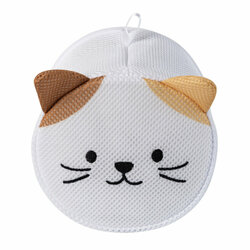 [w6918420519019] Underwear Laundry Bag Yellow Cat_卡通内衣洗衣袋 黄猫 3层 15*16cm